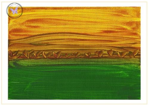 Art Greeting Card (Golden Harvest)